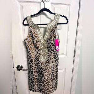 Leopard Lilly Valli Shift dress NWT